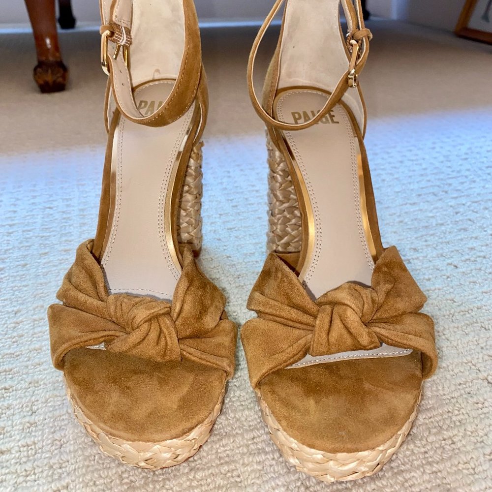 PAIGE Suede Platforms